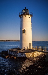 Sun Sets in Front of Portsmouth Harbor Lighthouse